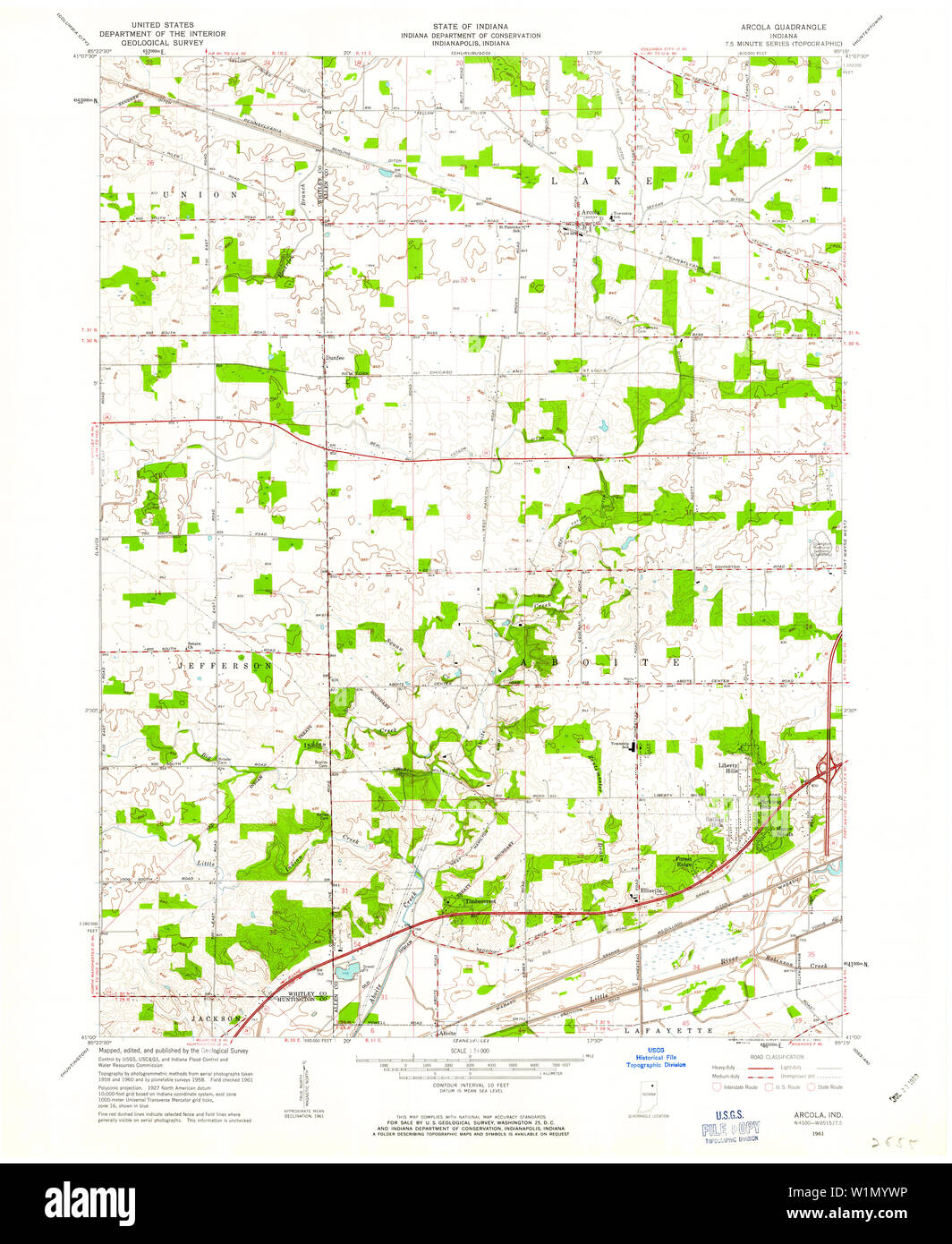 Map of arcola hires stock photography and images Alamy