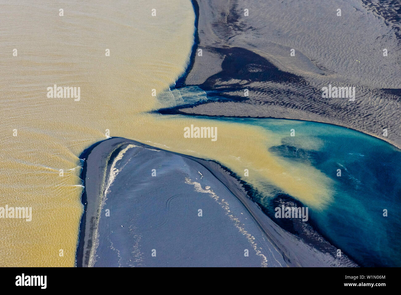 Aerial View Of Thjorsa River High Resolution Stock Photography And Images Alamy