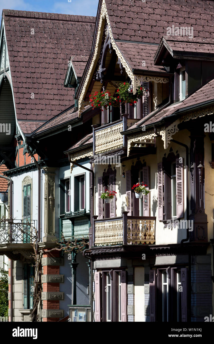 Houses in Interlaken, Switzerland Stock Photo Alamy