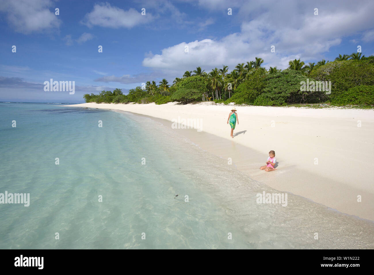 Nuku island is uninhabited. It wa the original location for the UK reality TV  show Shipwrecked Stock Photo - Alamy