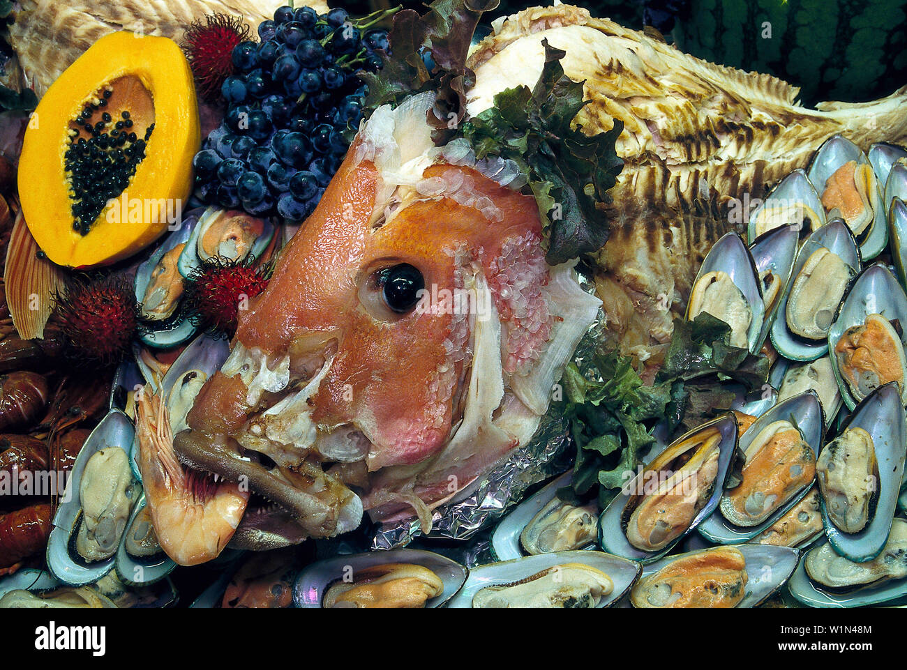 Seafood Buffet, Heron Isl. Resort, Great Barrier Reef Queensland