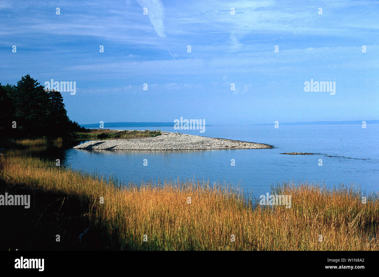Bras d´ Or Lake, Cap Breton Island Prov. Nova Scotia, Canada Stock