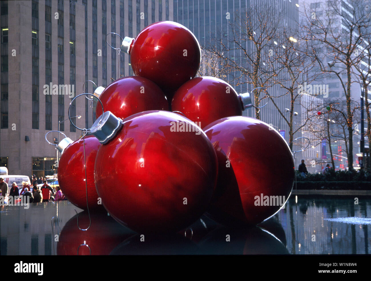 Weihnachtsdeko, Manhattan New York, USA Stock Photo Alamy