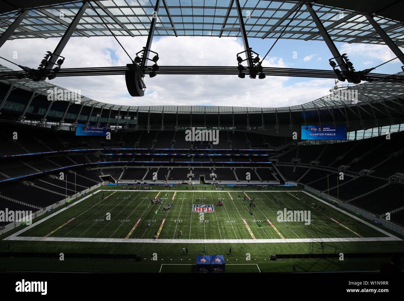 General view of the NFL Flag Championships at The Tottenham Hotspur  Stadium, London Stock Photo - Alamy