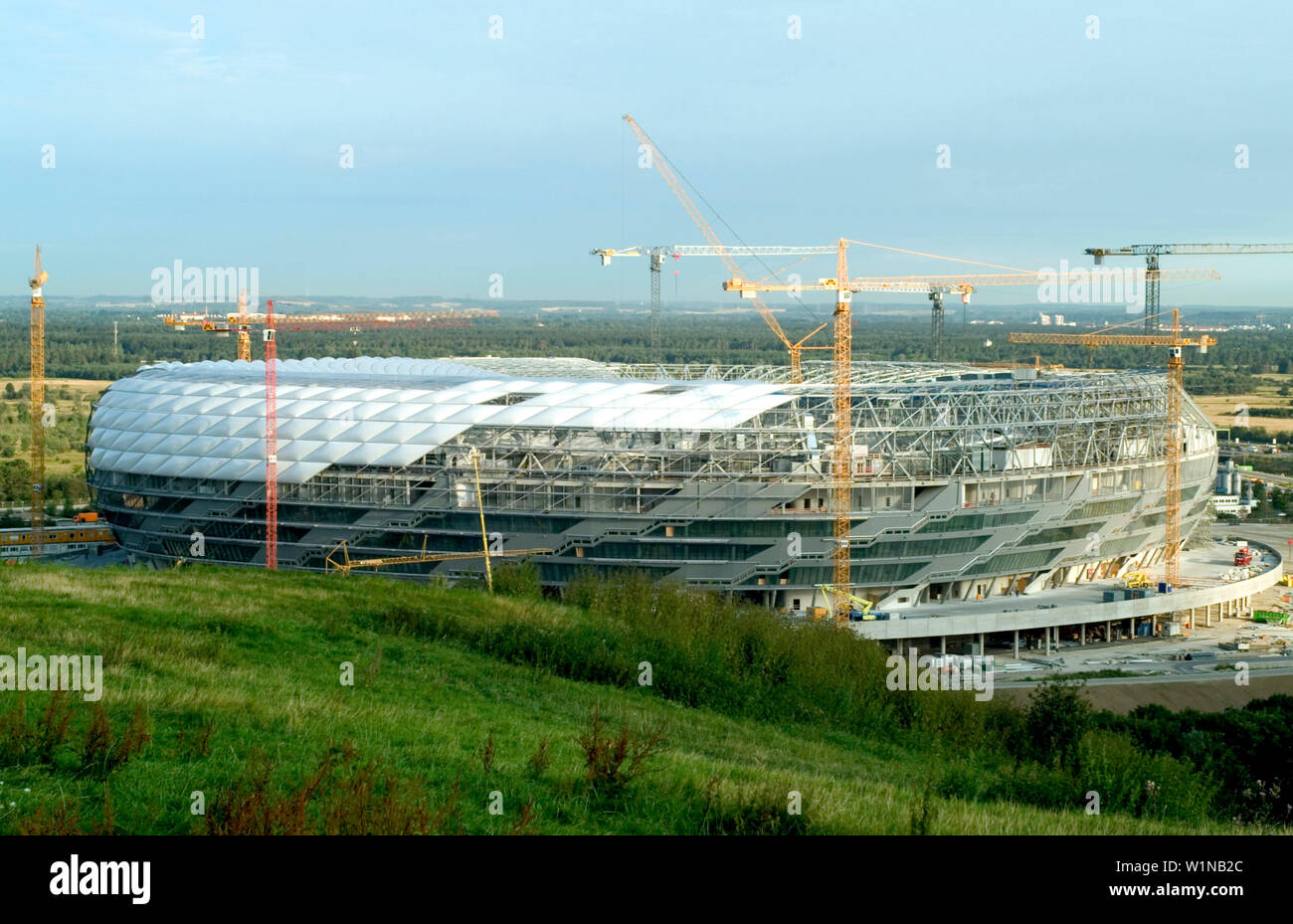 Allianz Arena, Allianz Arena, construction, world championship, world cup, soccer, stadium