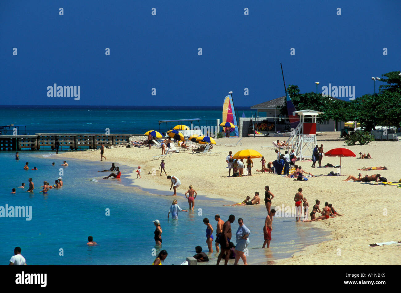 Doctors Cave Beach, Montego Bay, Jamaica Karibik Stock Photo Alamy