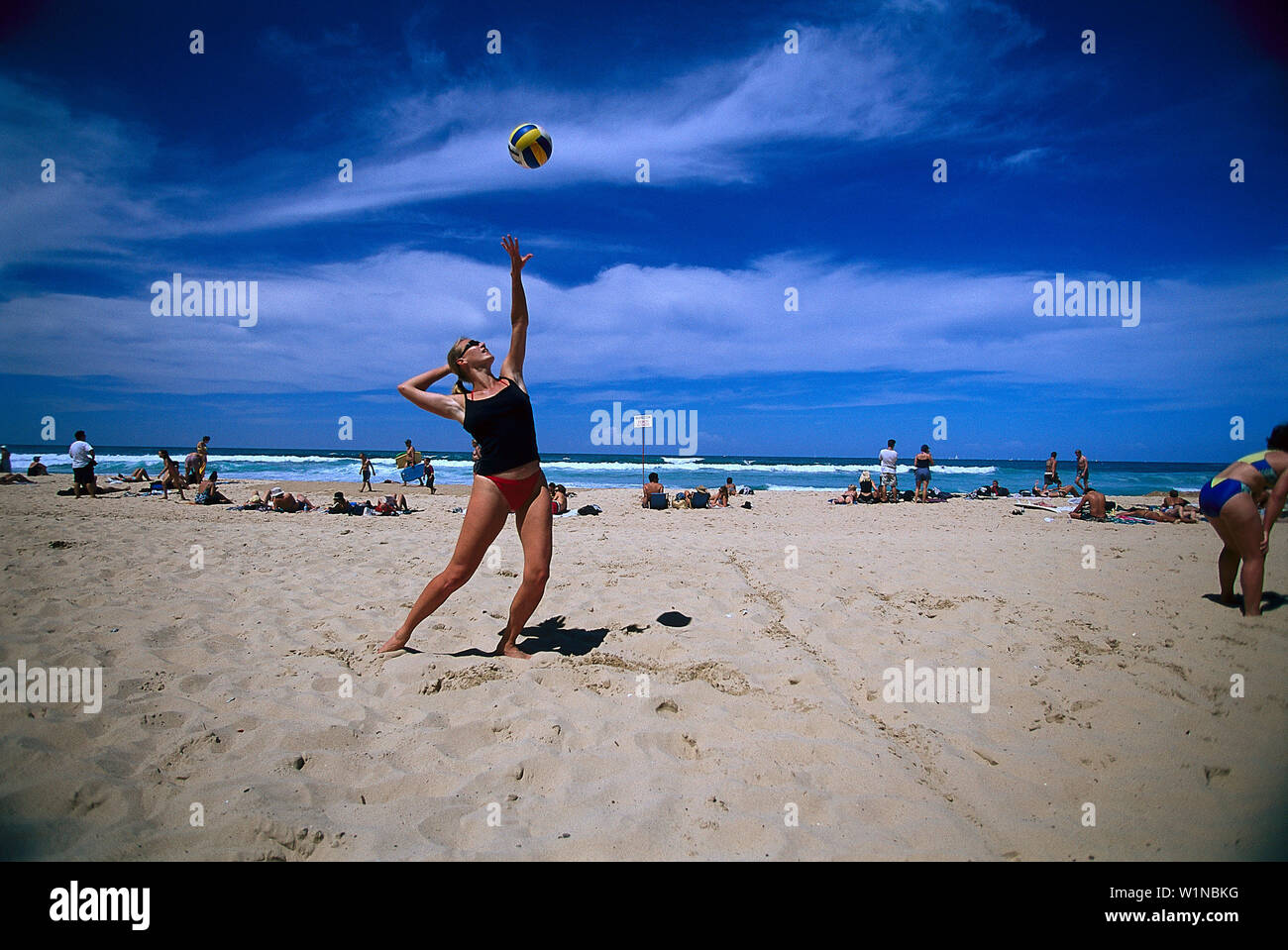 Manly Beach, Volleyball, Sydney, NSW Australia Stock Photo Alamy