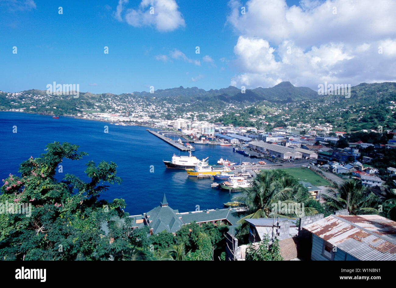 Kingstown harbour st vincent grenadines hi-res stock photography and ...