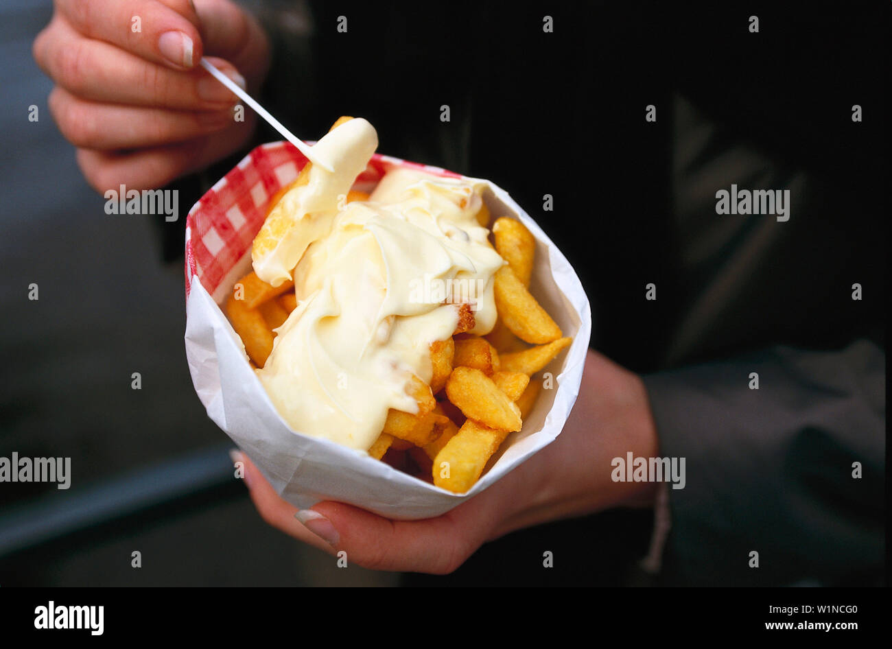 Dutch treat, Chips and Mayo, Amsterdam Netherlands Stock Photo Alamy