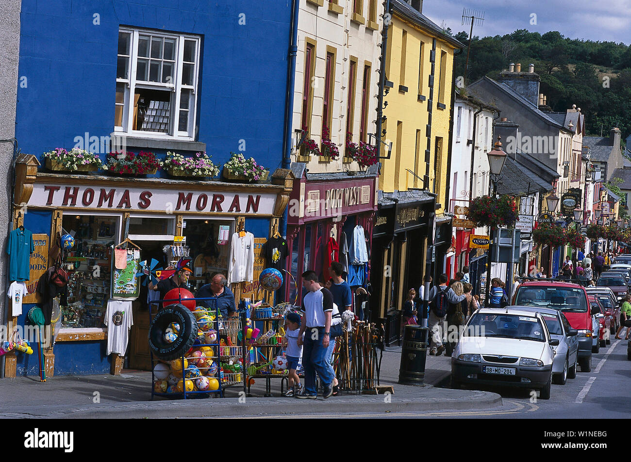 Bridge Street Shops, Westport, Co. Mayo Ireland Stock Photo Alamy