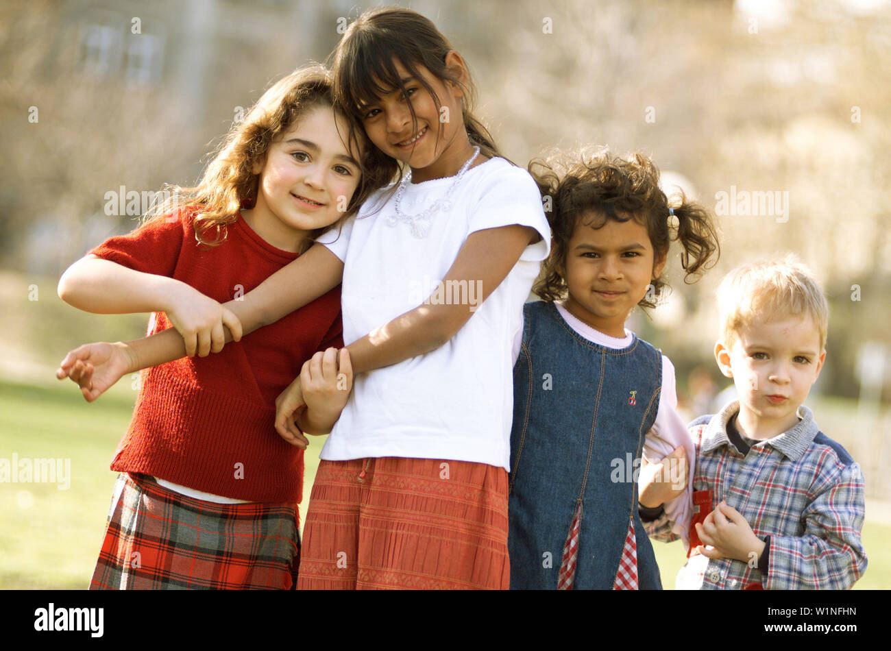 Group of children, people group of children Stock Photo