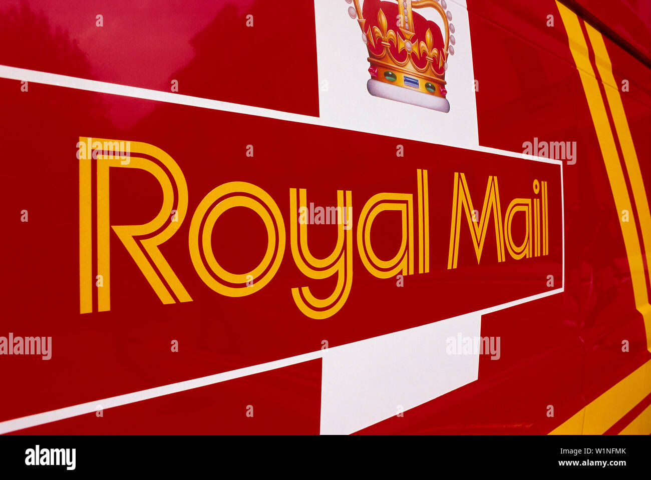 Royal Mail red, London, England Great Britain Stock Photo