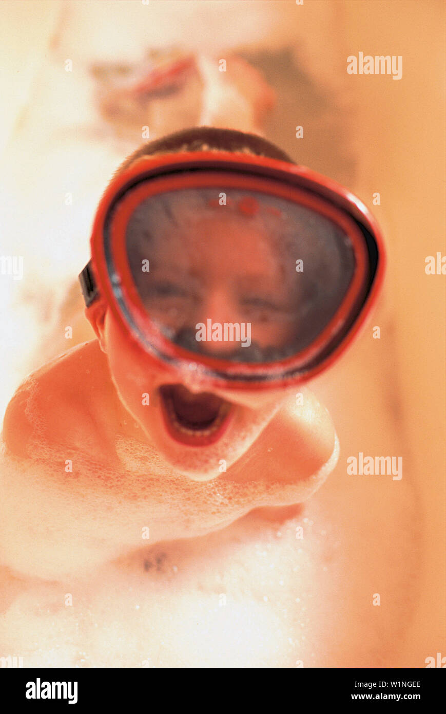 beim Tauchen . Stock Photo