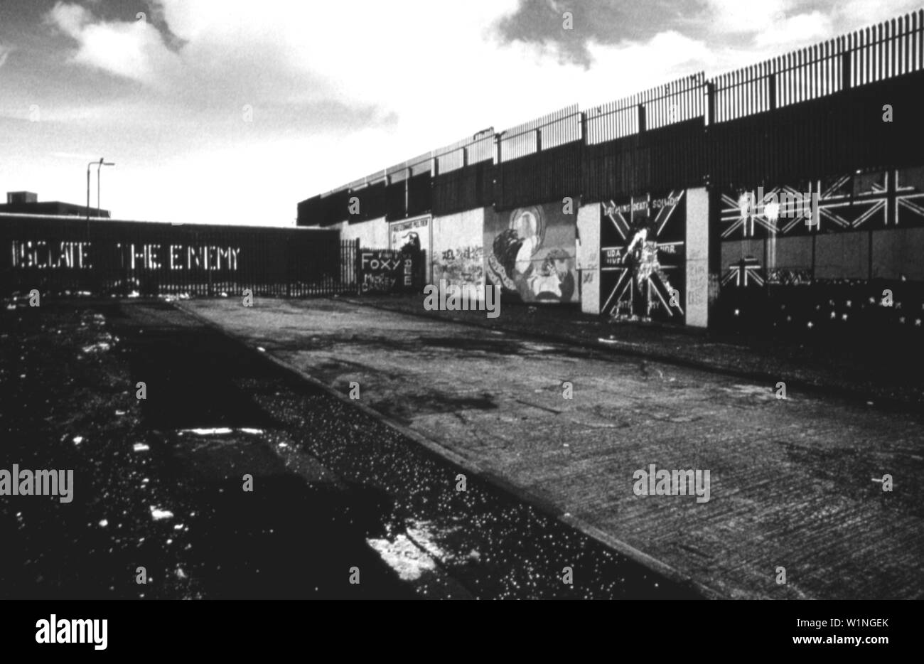 Belfast wall Black and White Stock Photos & Images Alamy