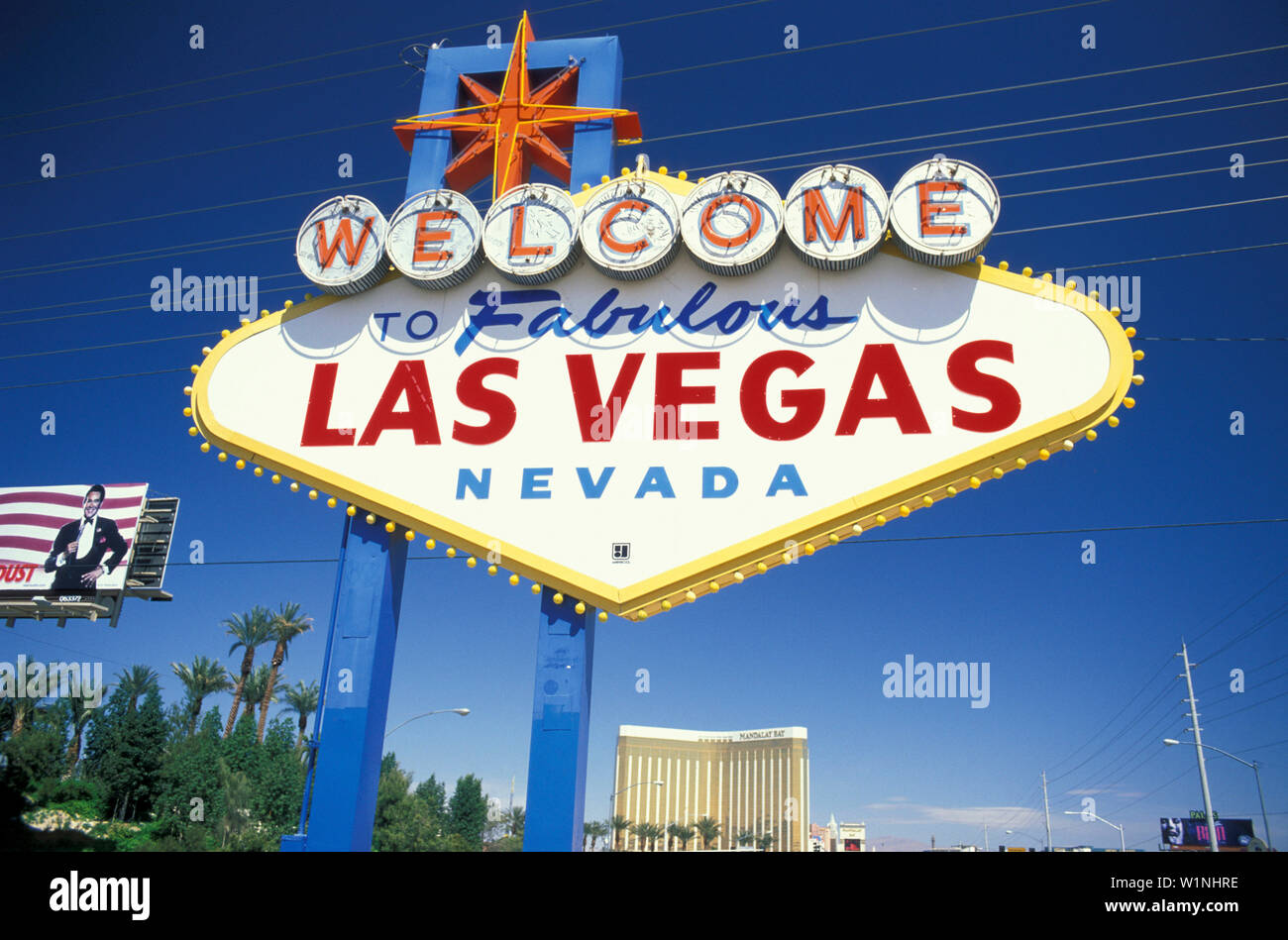 Famous sign, Las Vegas Nevada, USA Stock Photo Alamy