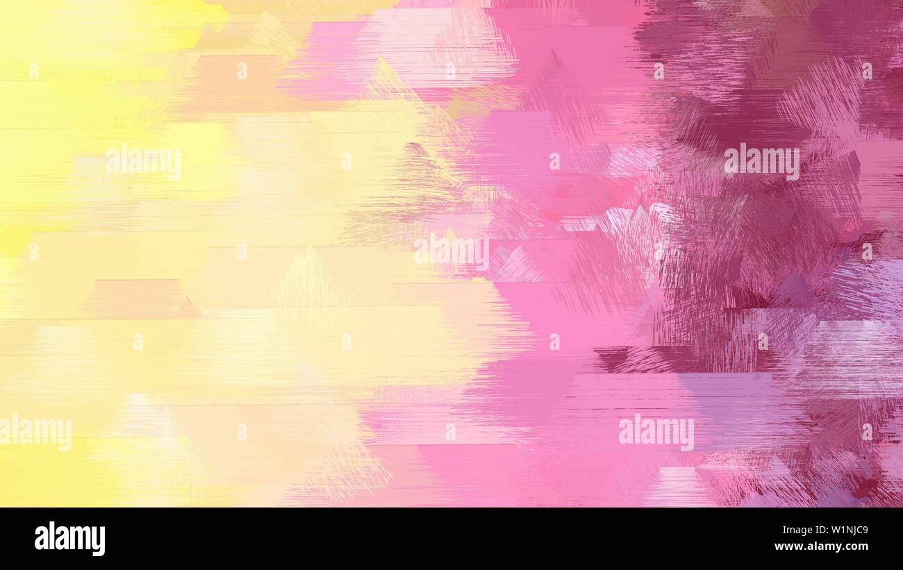 Abstract Brushed Watercolor Background Moccasin Antique Fuchsia