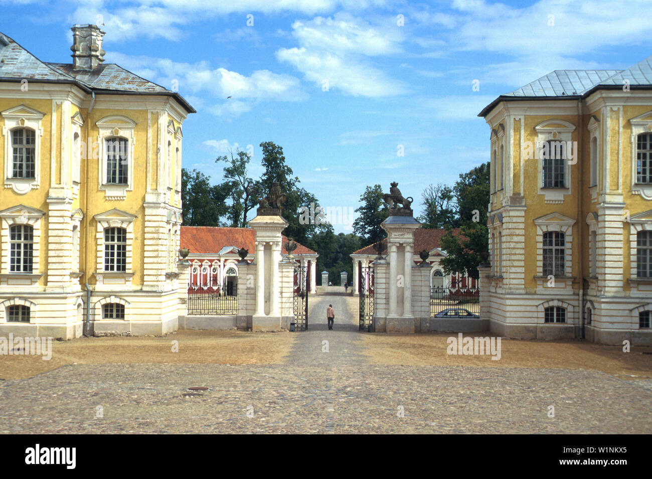 Schloß Runsdale/Lettland/Baltische Staaten Stock Photo