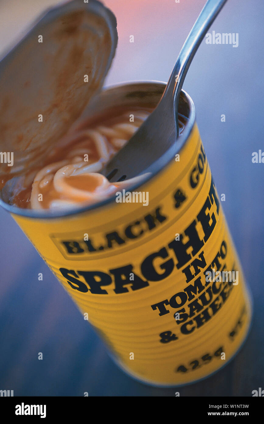 Dose Spaghetti Stock Photo