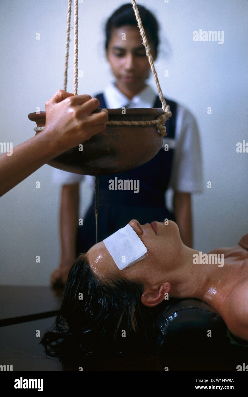 Essential Oil Therapy, Ayurveda Sri Lanka Stock Photo Alamy