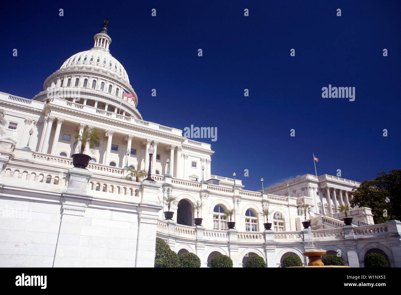 United States Capitol, the United States Congress, the legislative branch of the U.S. federal government, Washington DC, United States, USA Stock Photo