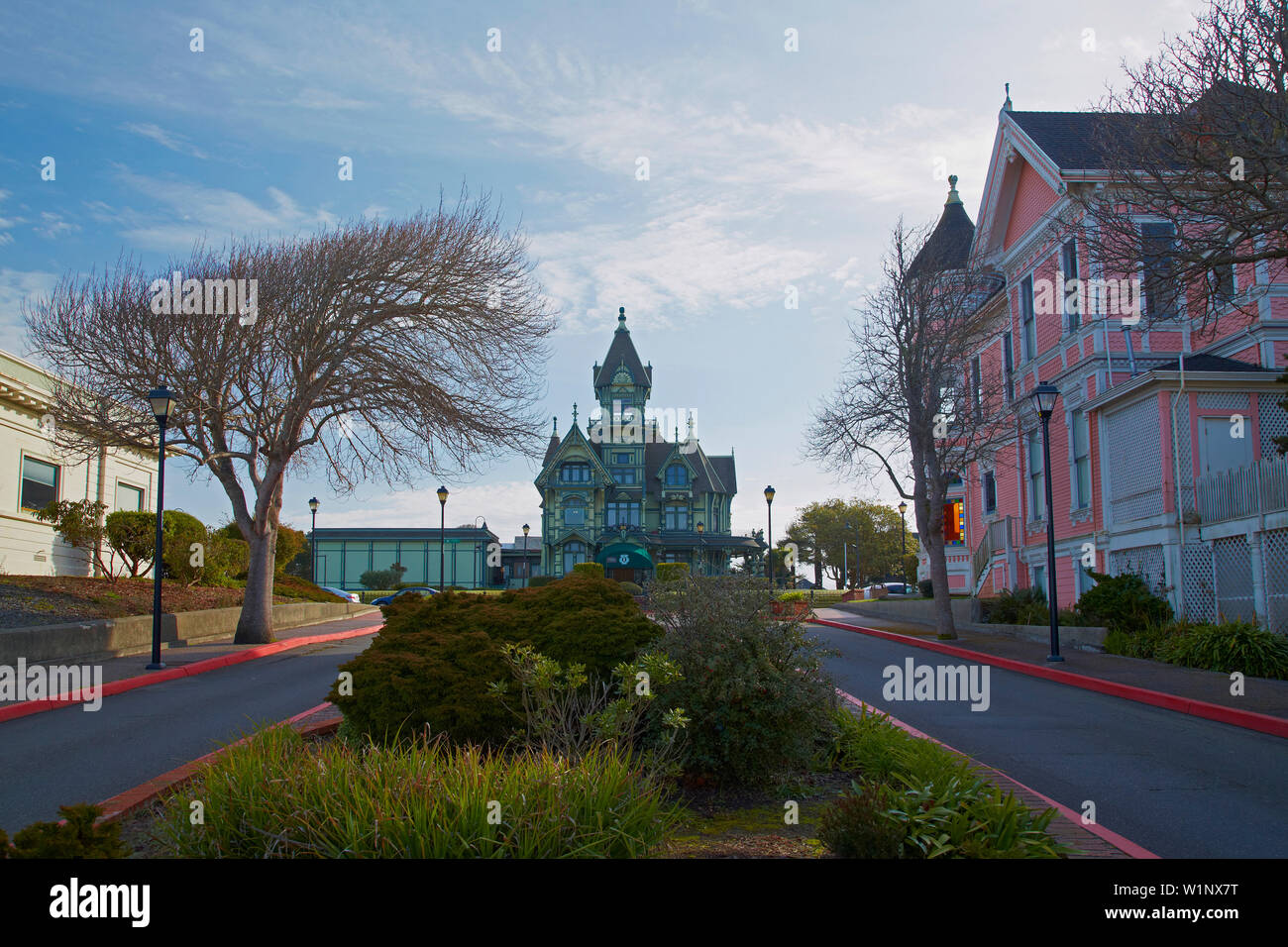 , Victorian house , Historic Old Town , Eureka , California , USA Stock