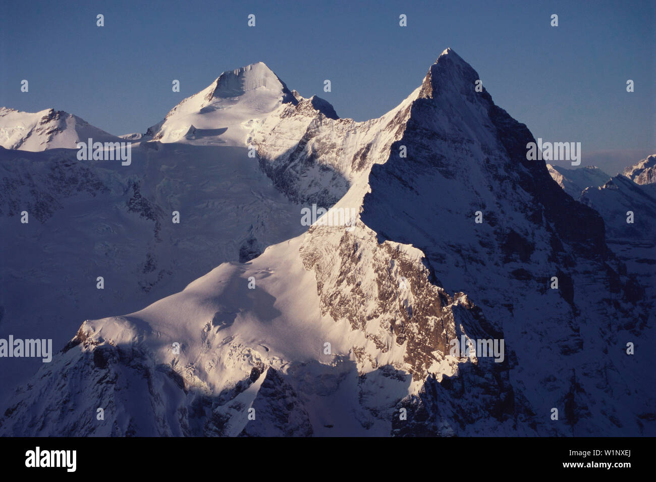 Eiger Nordwand, Gebirge Schweiz Stock Photo
