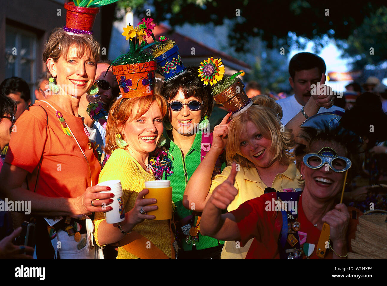 Potheads, San Antonio Fiesta, San Antonio, Texas USA Stock Photo