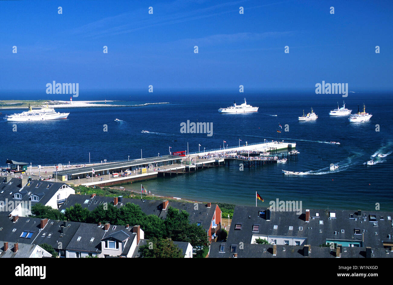 Insel Helgoland, Hafen, Nordsee Schleswig-Holstein Stock Photo - Alamy