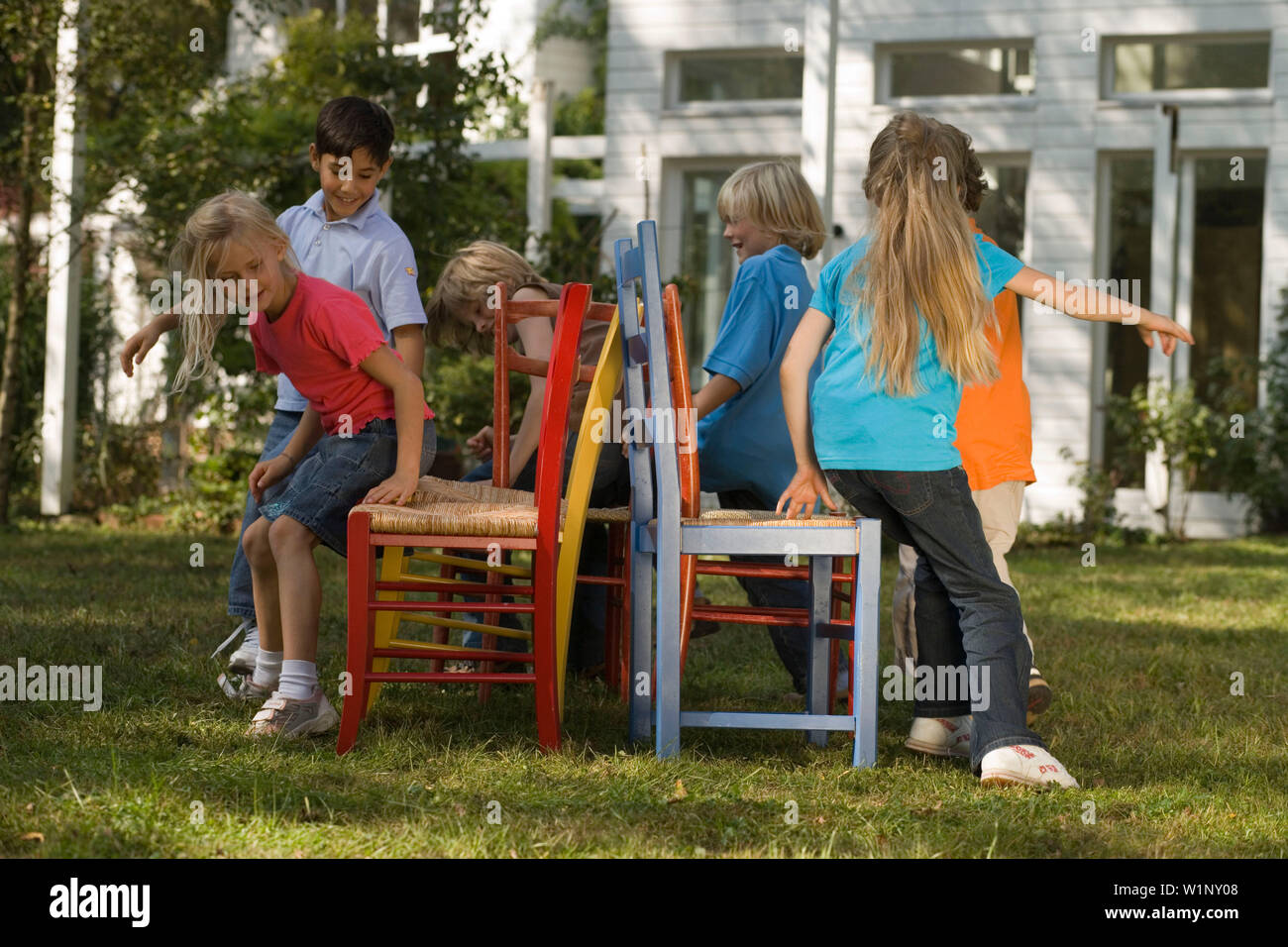 Children Playing Musical Chairs High Resolution Stock Photography and Images Alamy