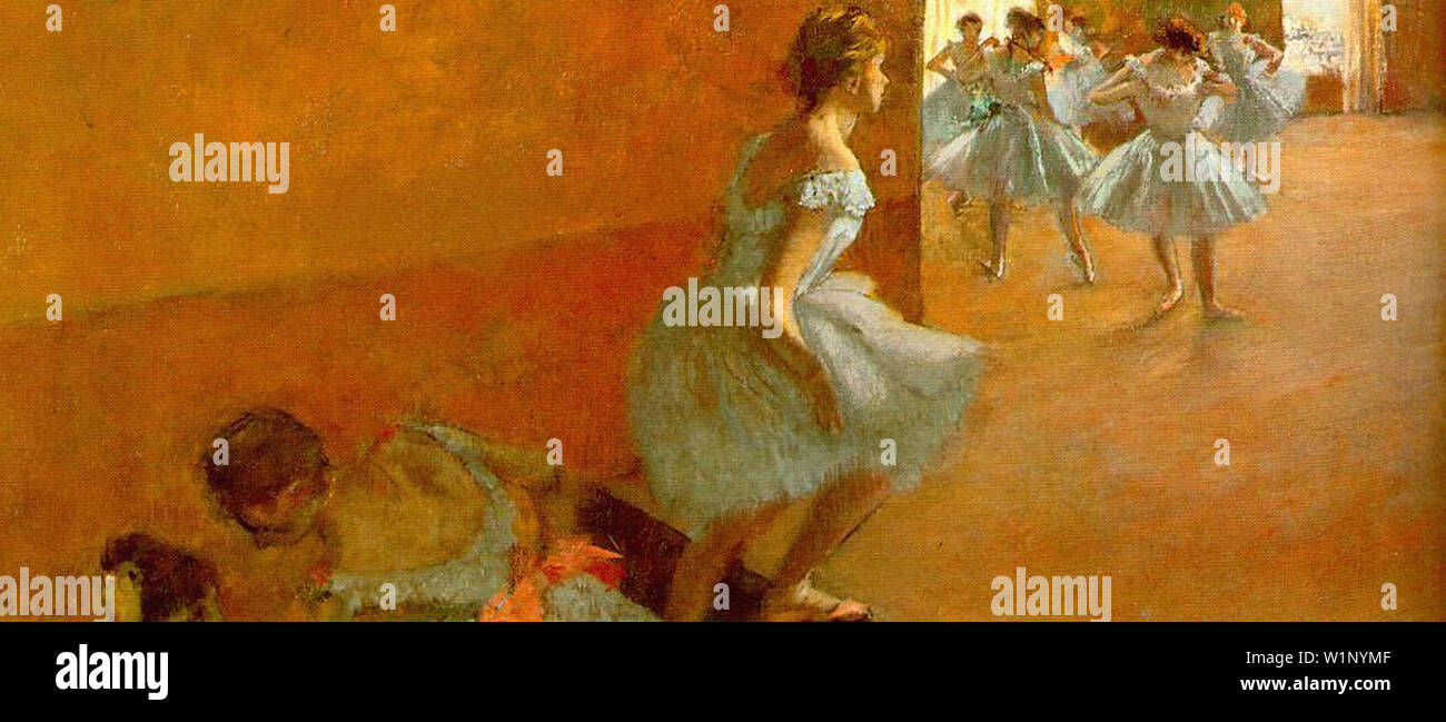 Vintage 1935 Degas “The Blue Dancers” Art Print Vintage 1935 Degas “The Blue Dancers” Art Print