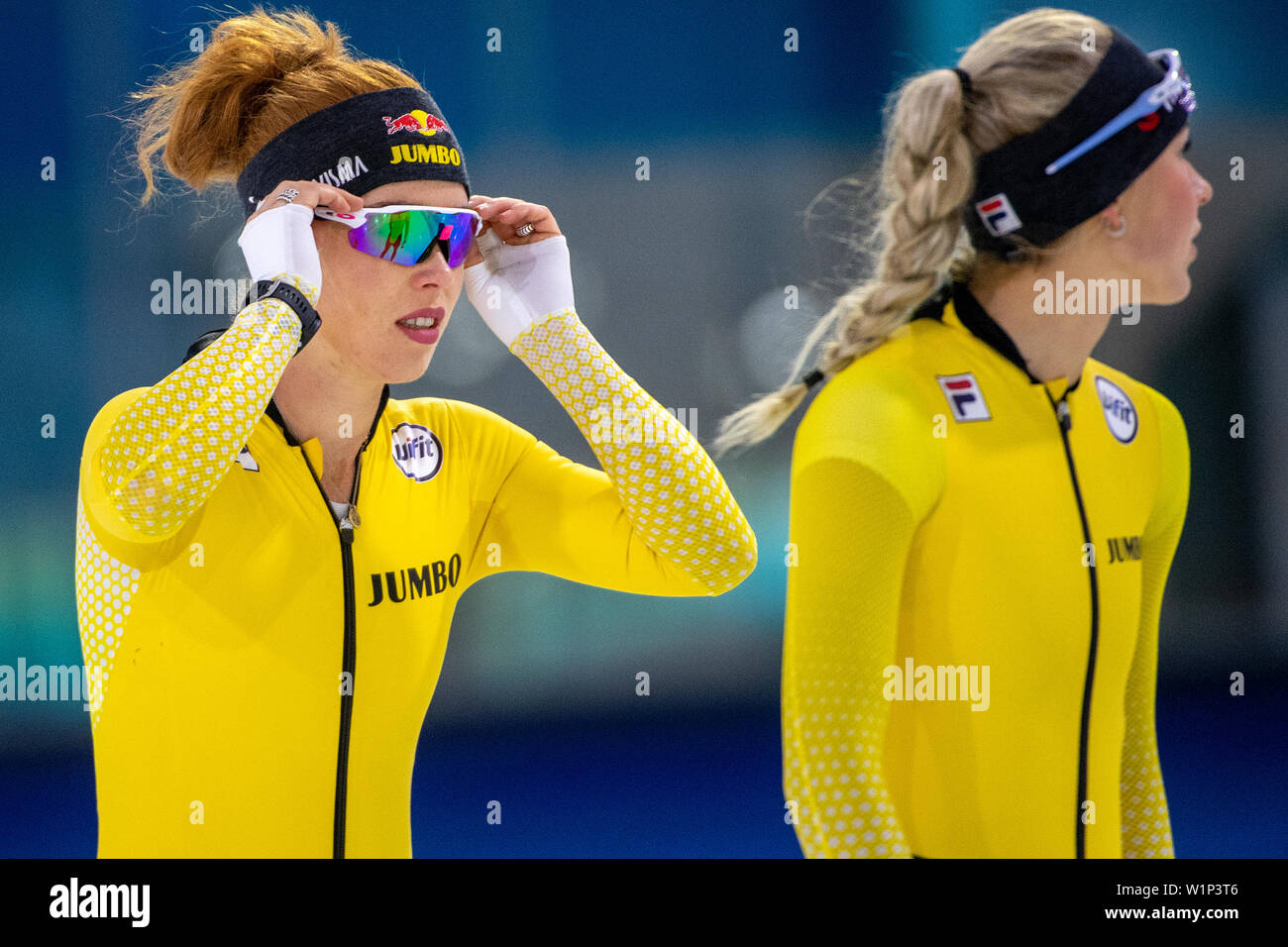 29 june 2019 Heerenveen, The Netherlands Speedskating Training on