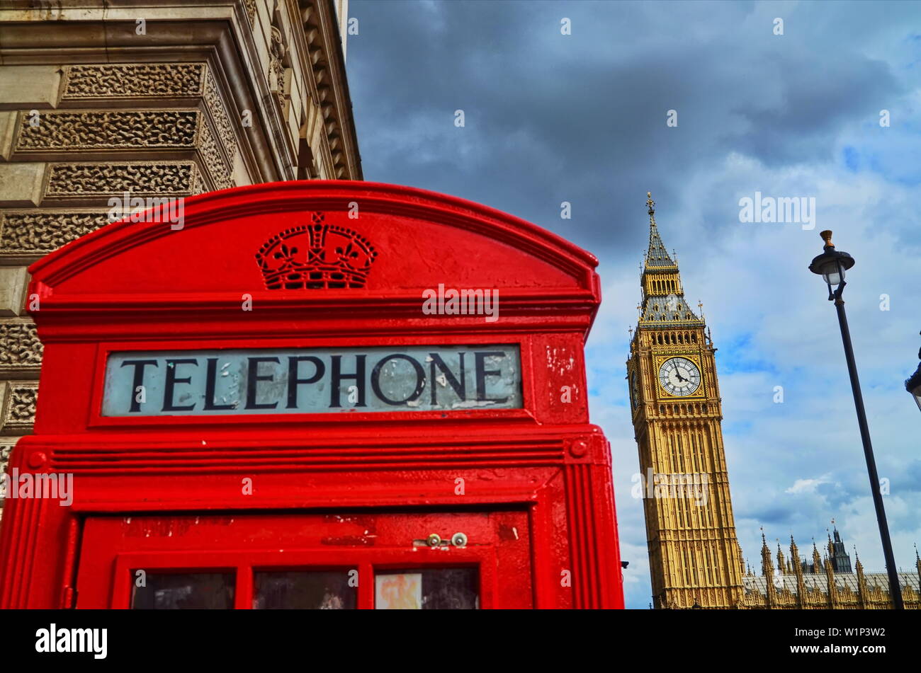 Big Ben Clock Tower and Parliament house at city of westminster, London