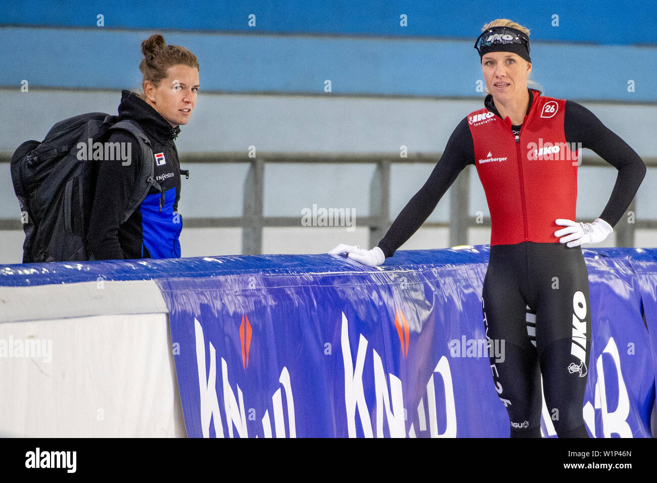 29 june 2019 Heerenveen, The Netherlands Speedskating Training on