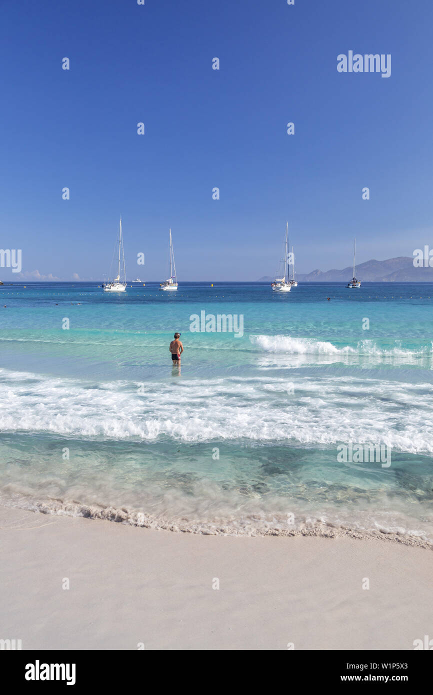 Beach Plage De Loto In The Desert Of Agriates Near Saint