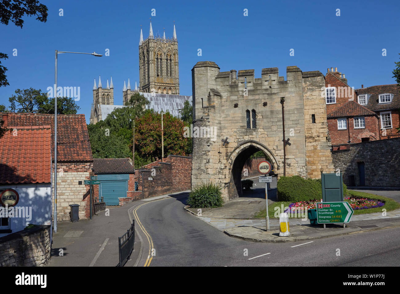 Roman lincoln england hi-res stock photography and images - Alamy