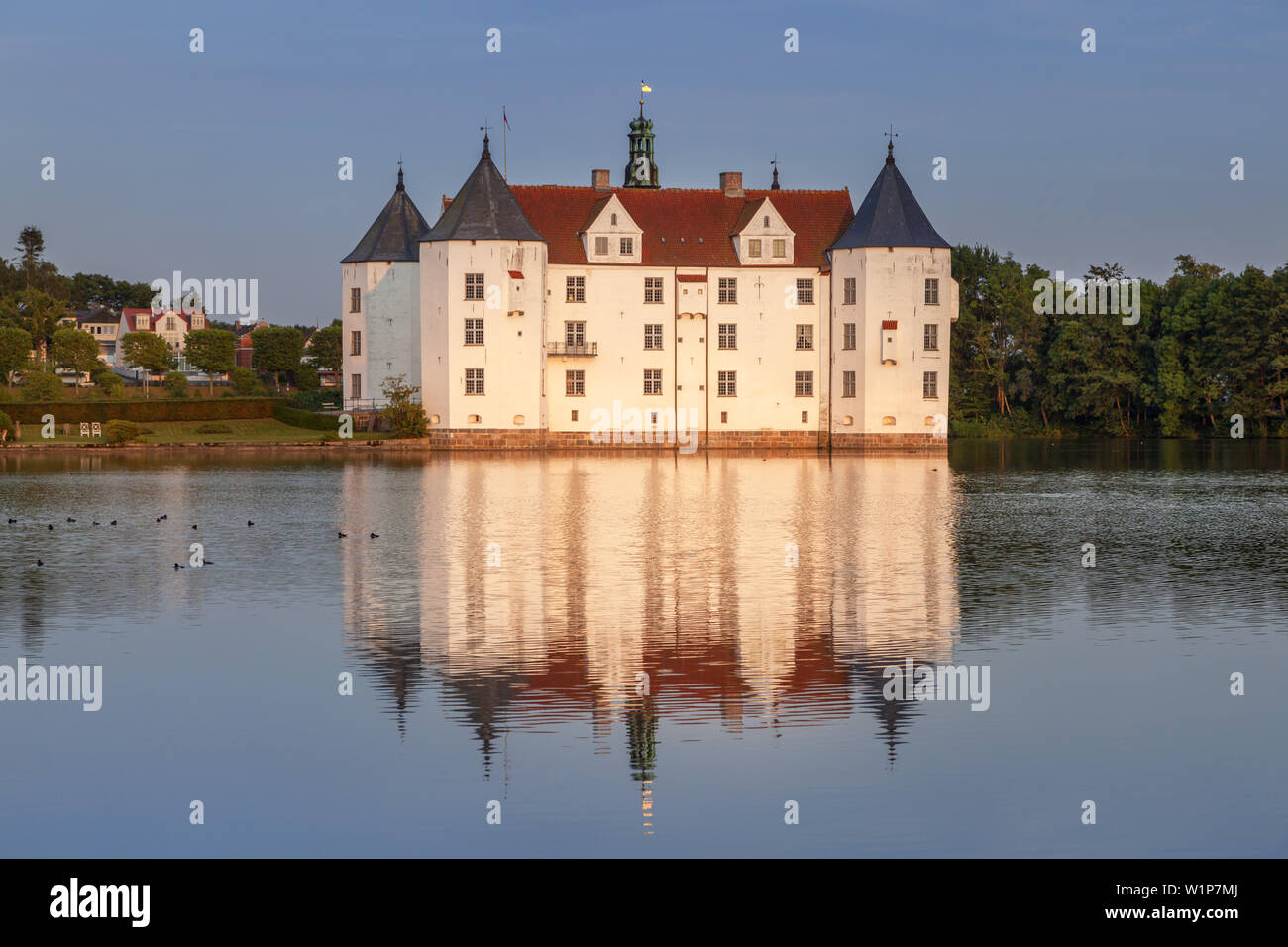 Castle Glücksburg, Baltic coast, Schleswig-Holstein, Northern Germany, Germany, Europe Stock Photo