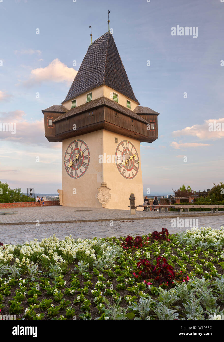 The graz clock tower hires stock photography and images Alamy