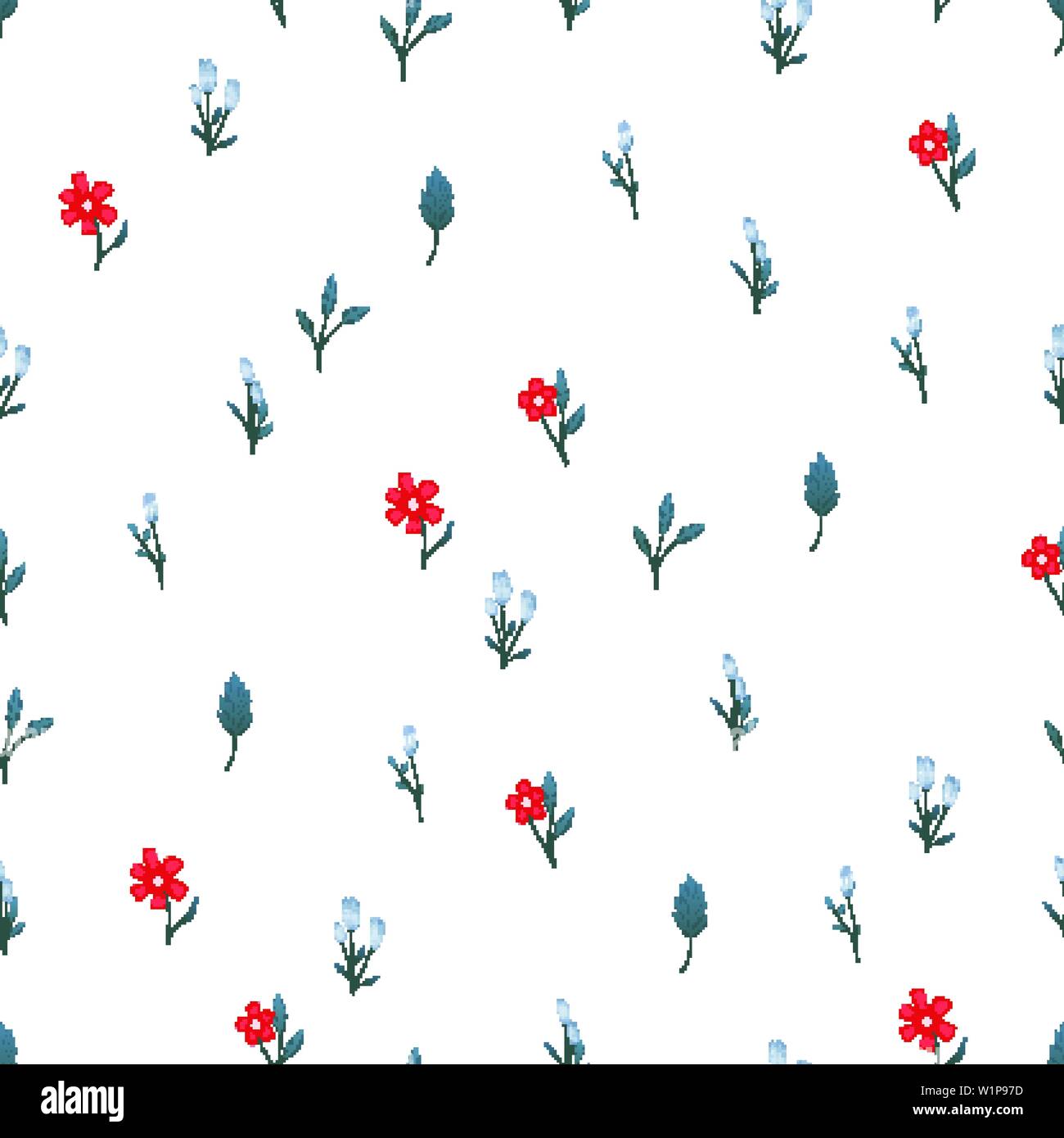 Seamless pattern Vector floral design with roses . Romantic background ...