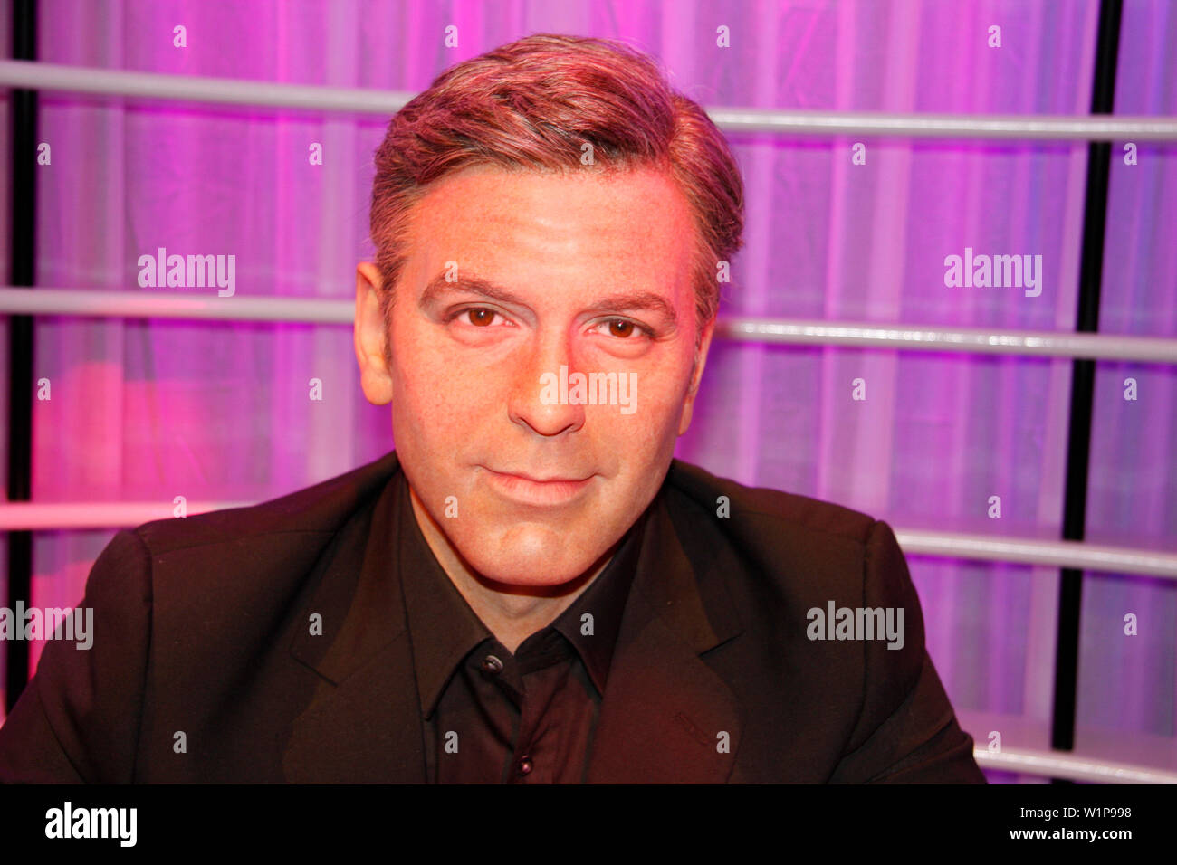 George Clooney - Wachsfigur bei Madame Tussauds, 10. Juli 2008, Unter den Linden, Berlin-Mitte. Stock Photo