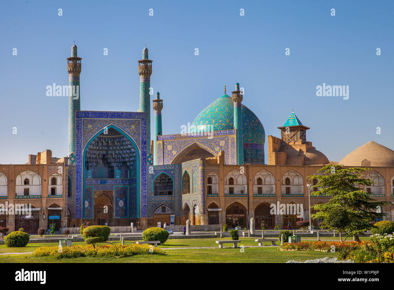 Shah mosque of Naqsh-e Jahan square in Esfahan, Iran, Asia Stock Photo
