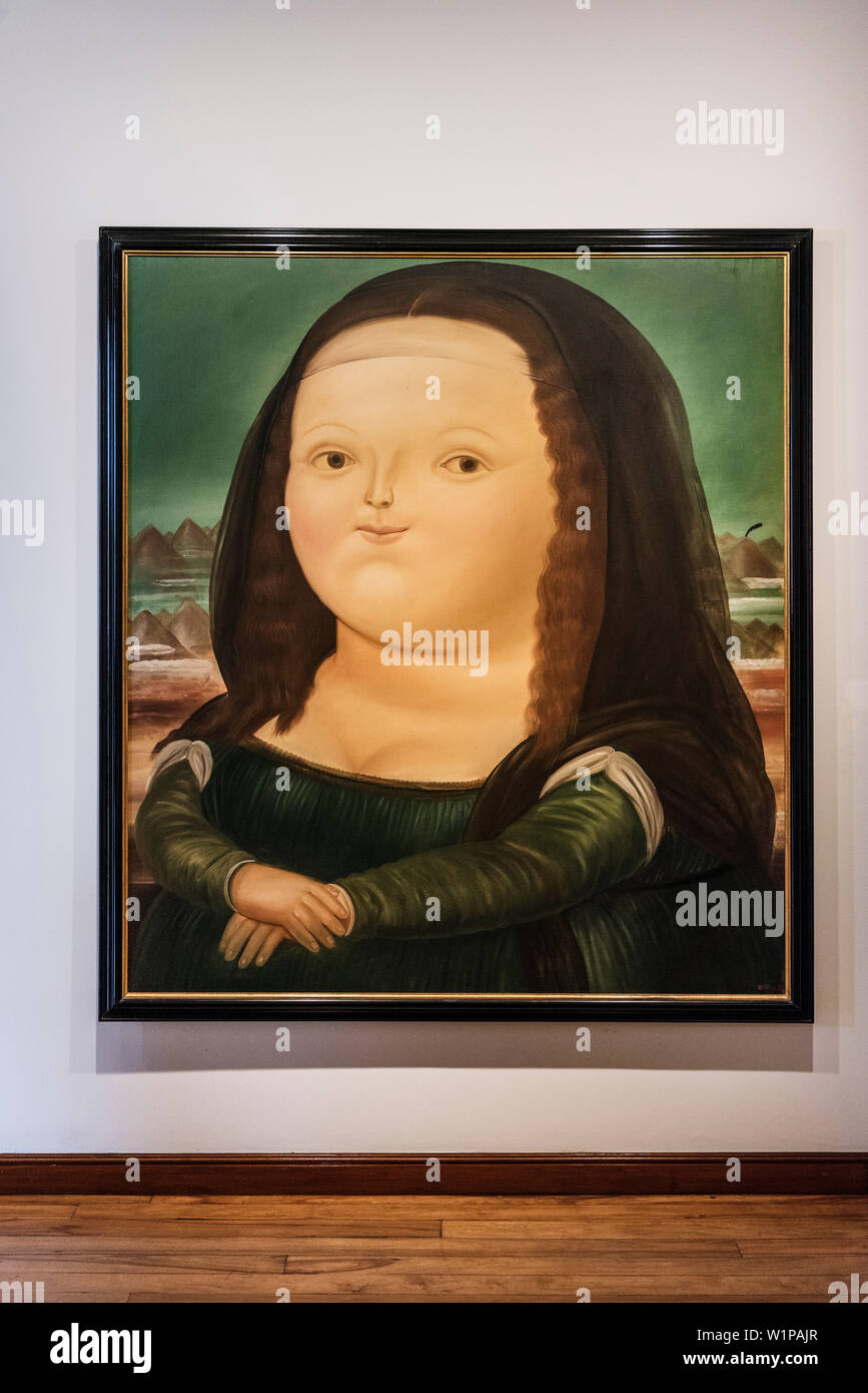 Fernando botero mona lisa hi-res stock photography and images - Alamy