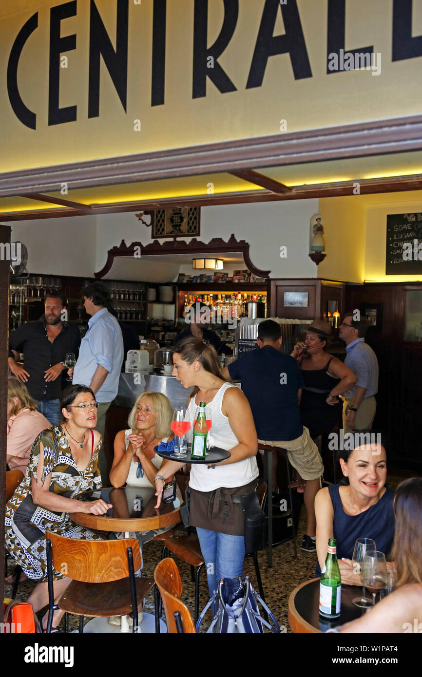 Cafe Centrale, Ledererstrasse, Old town, Munich, Upper Bavaria, Bavaria, Germany Stock Photo