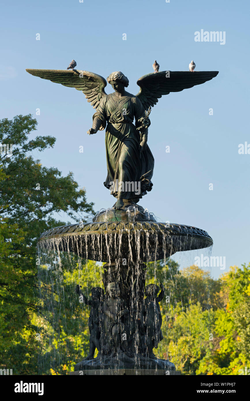 Cherry Hill Fountain, Central Park, Manhattan, New York City, New York