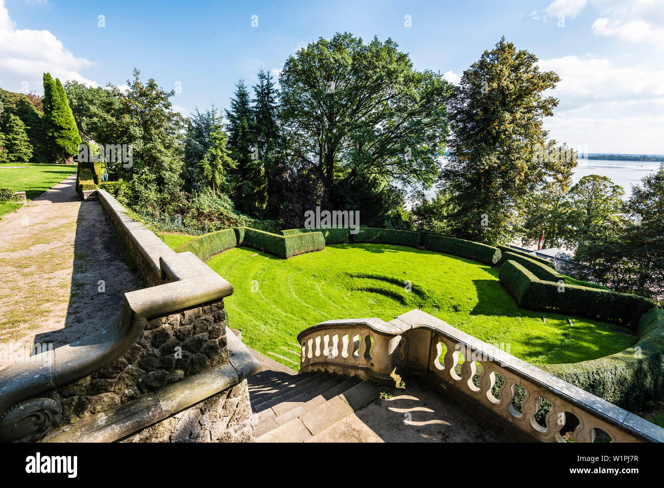 The openair theatre in the Roman garden in Blankenese, Hamburg