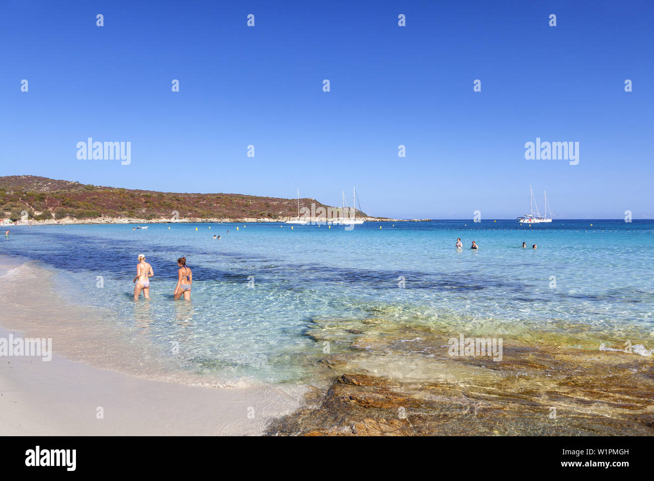 Beach Plage De Loto In The Desert Of Agriates Near Saint