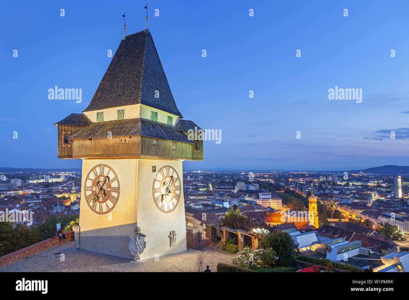 Grazer clock tower hi-res stock photography and images - Alamy