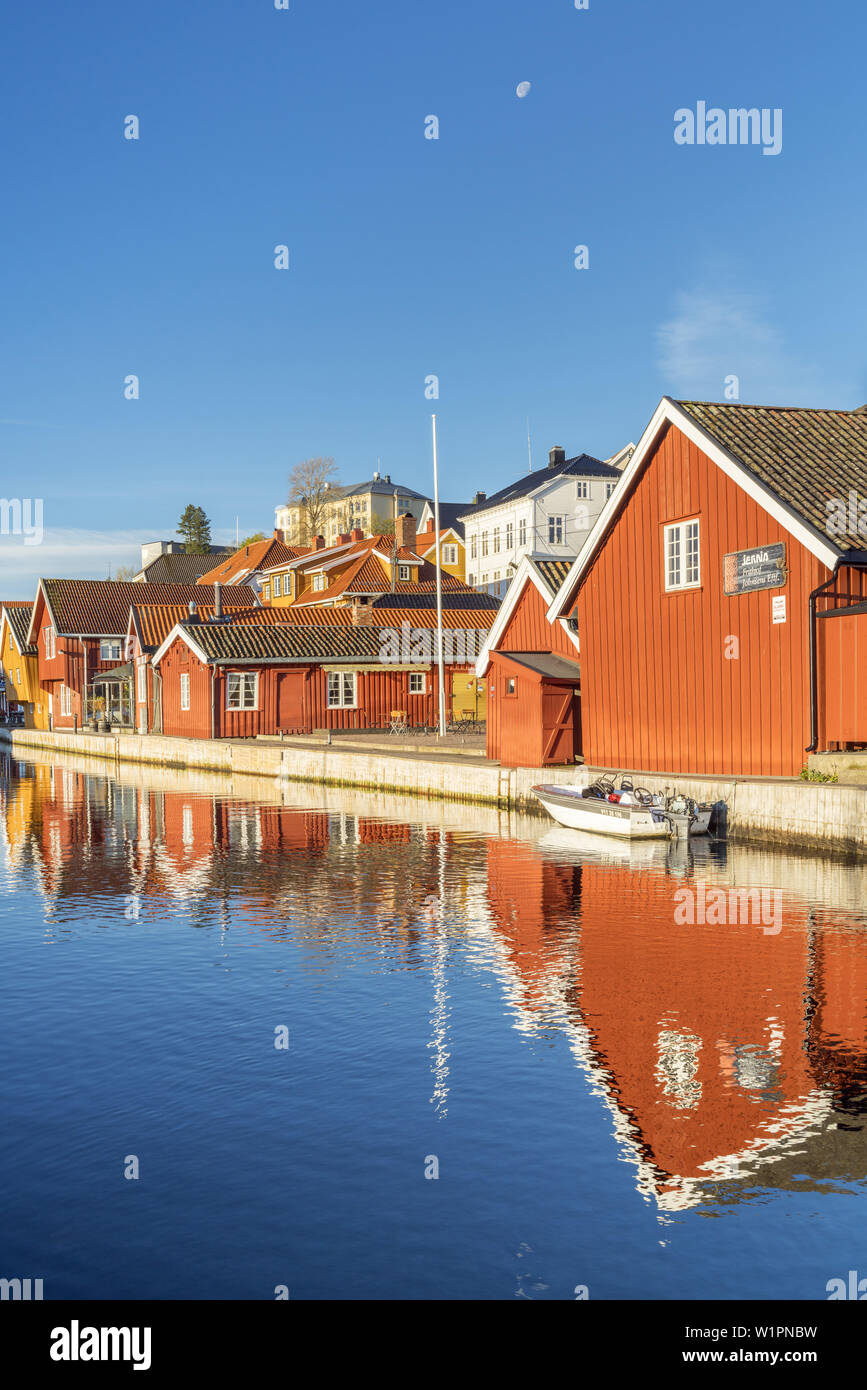 Coloured wodden houses in Kragerø, Telemark, Østlandet, Southern Norway, Norway, Scandinavia, Northern Europe, Europe Stock Photo