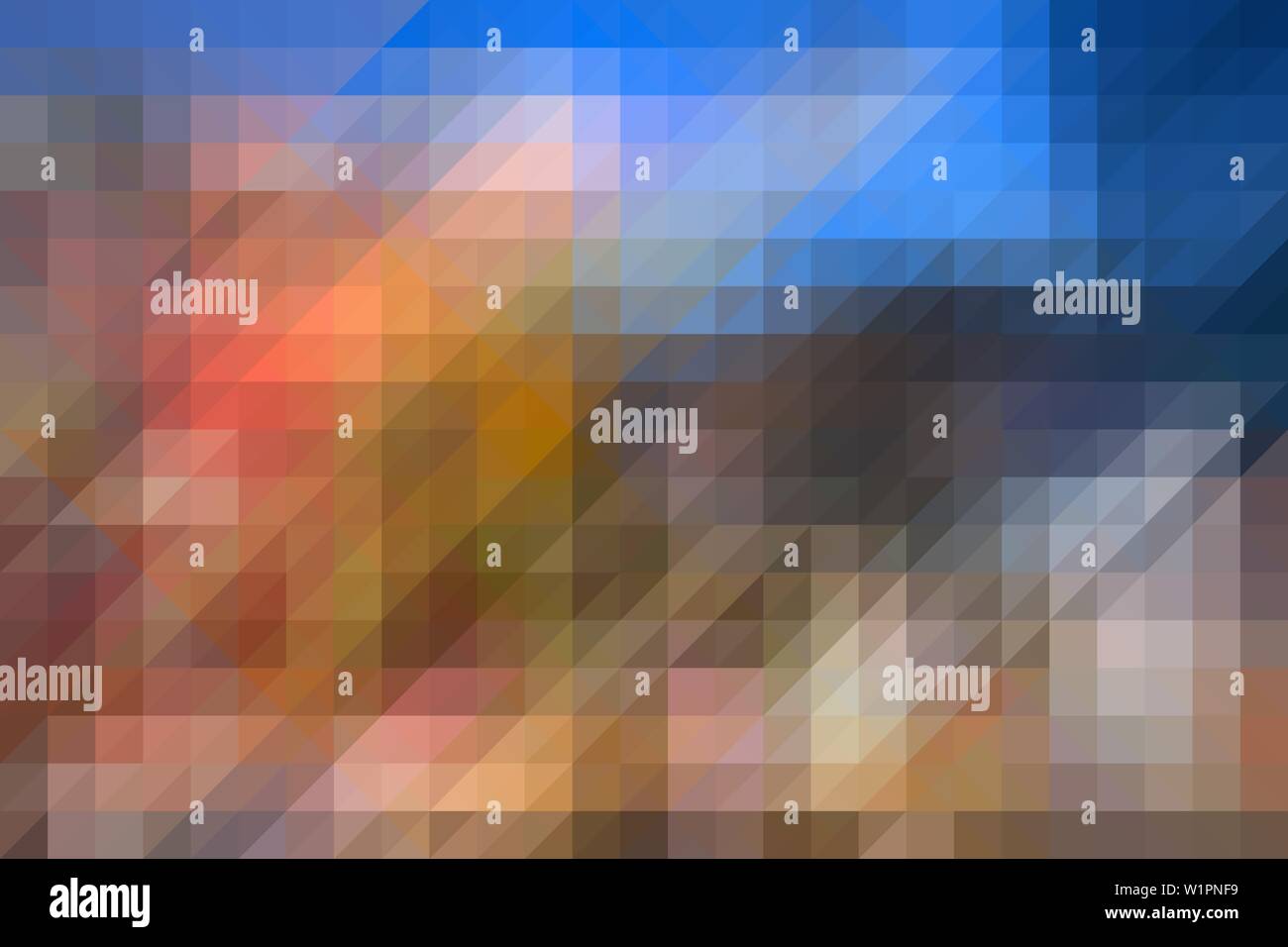 Triangle pixelated texture - Tokyo city night background Stock Photo ...