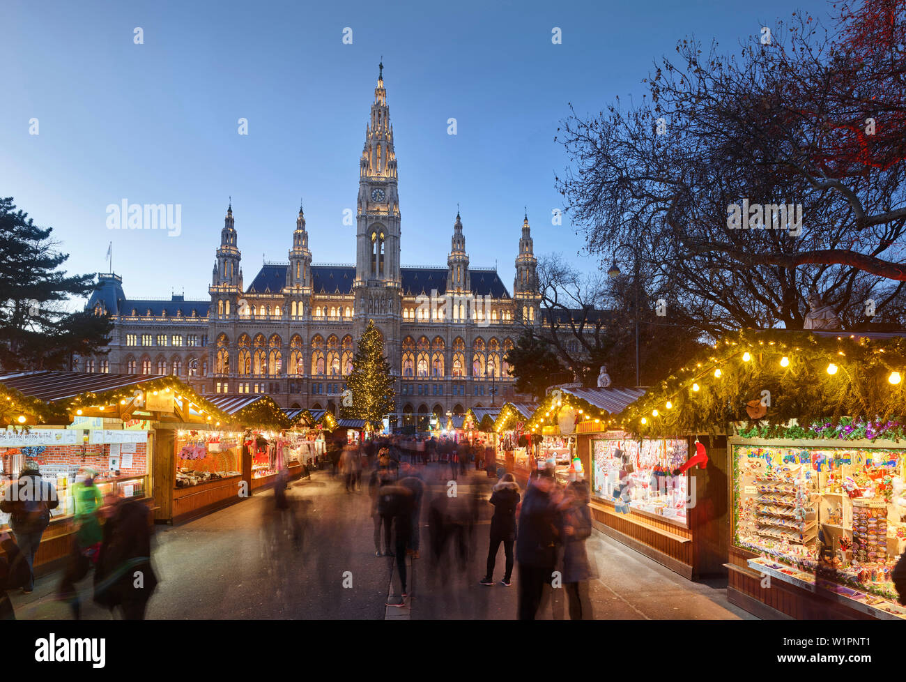 Christkindlmarkt, Rathaus, Rathausplatz, 1. Bezirk, Innere Stadt, Wien ...