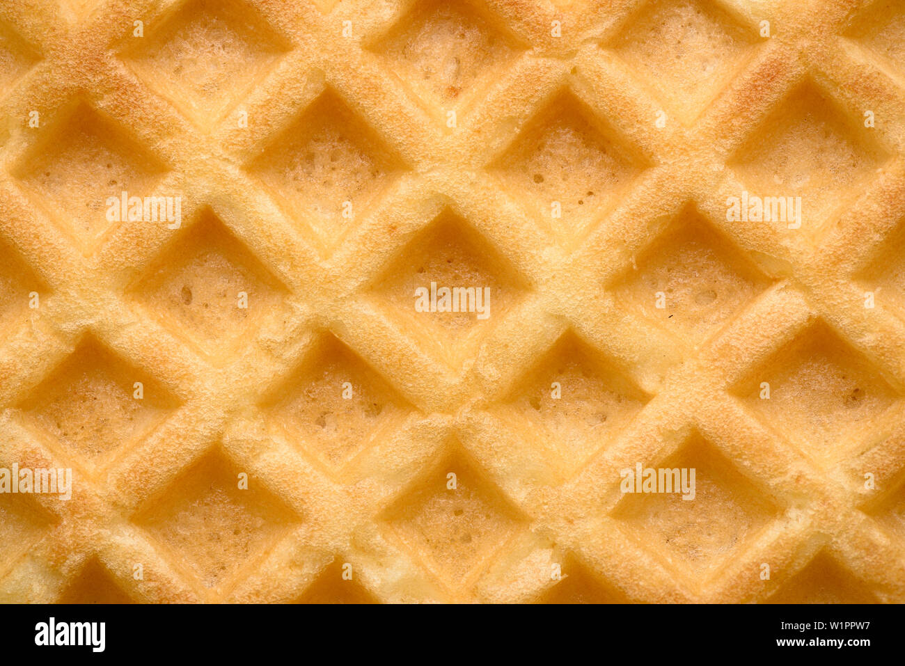 Closeup Dutch Waffle Background Stock Photo